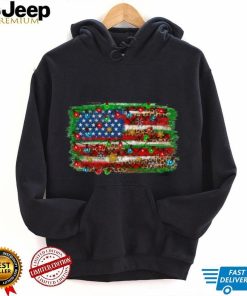 Christmas American Flag Xmas T Shirt