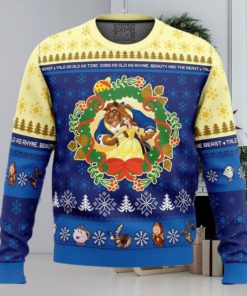 Christmas Beauty and the Beast Disney Ugly Christmas Sweater Best Gift For Men And Women