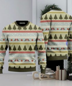 Christmas Birds Pattern Ugly Christmas Sweater Gift For Men And Women