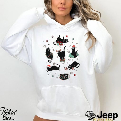 Christmas Black Cat Sweatshirt