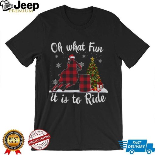 Christmas Bull Riding T shirt, Oh What Fun It Is To Ride Christmas Gif