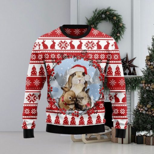 Christmas Bunny Ugly Christmas Sweater Gift For Men And Women