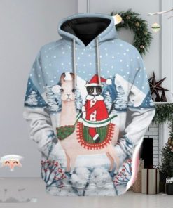 Christmas Cat Custom Version 5 Hoodie 3D All Over Print