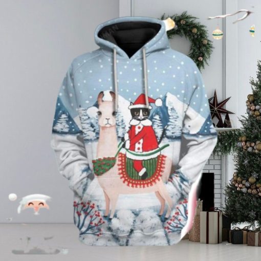 Christmas Cat Custom Version 5 Hoodie 3D All Over Print