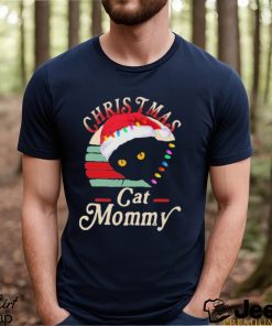 Christmas Cat Mommy vintage 2023 Shirt