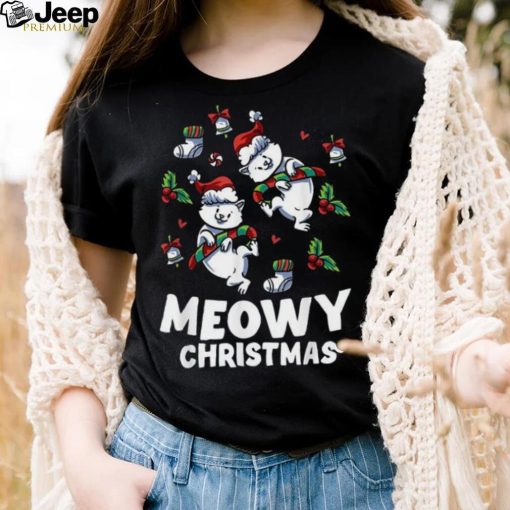 Christmas Cat Santa Santa Claus Animal Cute Funny Shirt