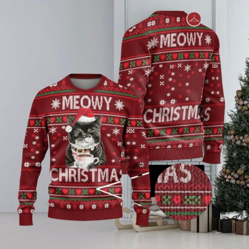 Christmas Cat Ugly Sweaters