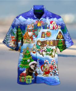 Christmas Cats Santa Love Gift Hawaiian Shirt