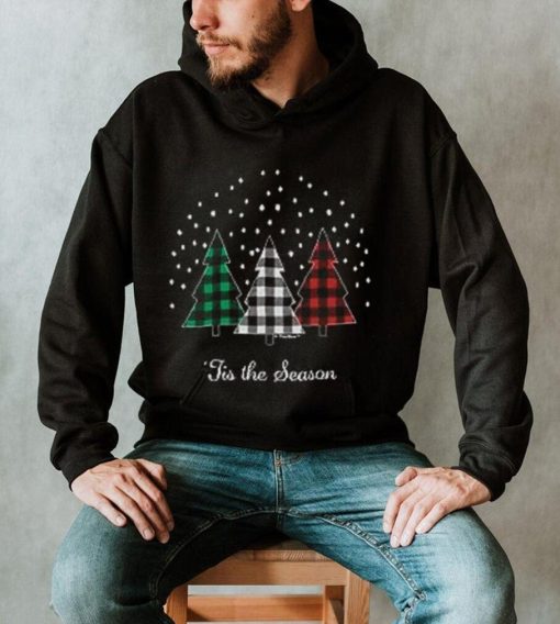 Christmas Clothes Tis The Season Christmas Trees Long Sleeve T Shirt