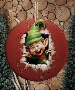 Christmas Elf Sublimation Ornament