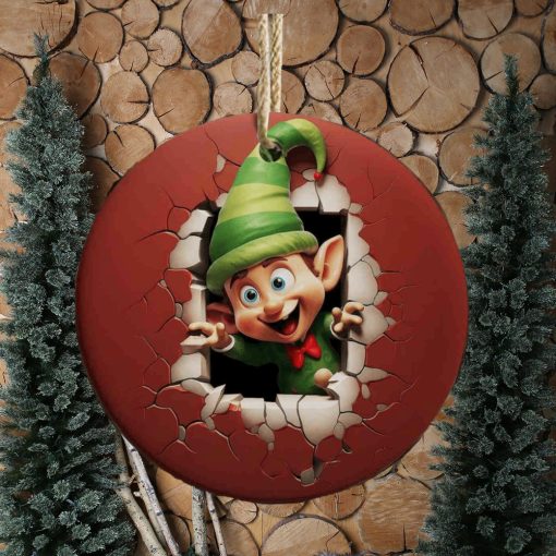 Christmas Elf Sublimation Ornament