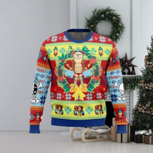 Christmas Franky One Piece Ugly Christmas Sweaters For Men And Women