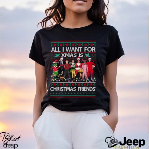 Christmas Friends Christmas Movie Characters T Shirt