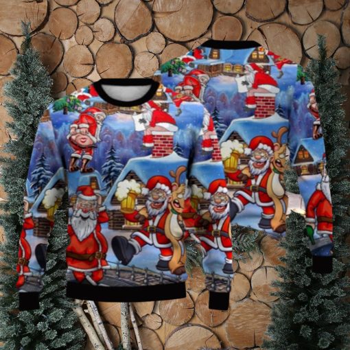 Christmas Fun Cartoon 3D Ugly Christmas Sweater