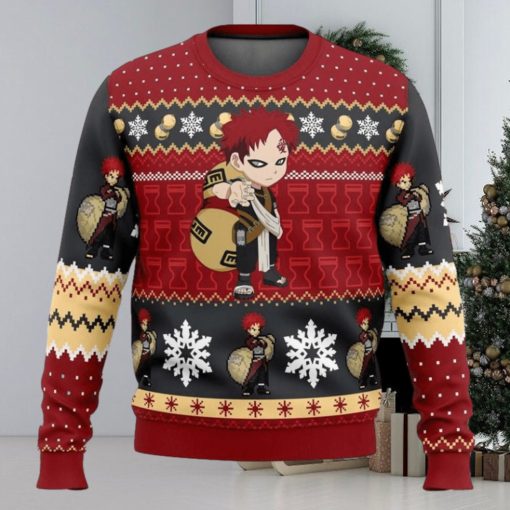 Christmas Gaara Naruto Ugly Christmas Sweater