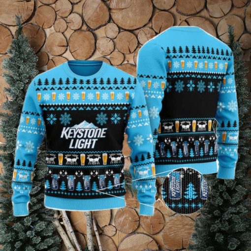 Christmas Geo Pattern Keystone Light Ugly Christmas Sweater Cute Christmas Gift for Men And Women