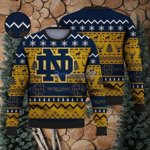 Christmas Gift Notre Dame Fighting Irish Season Ugly Christmas Sweater