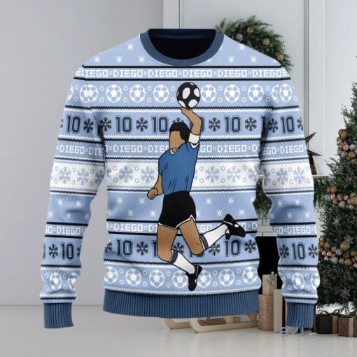 Christmas Gift Number 10 Football Player Men And Women Ugly Christmas Sweater