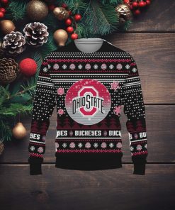 Christmas Gift Ohio State Buckeyes Ugly Christmas Sweater