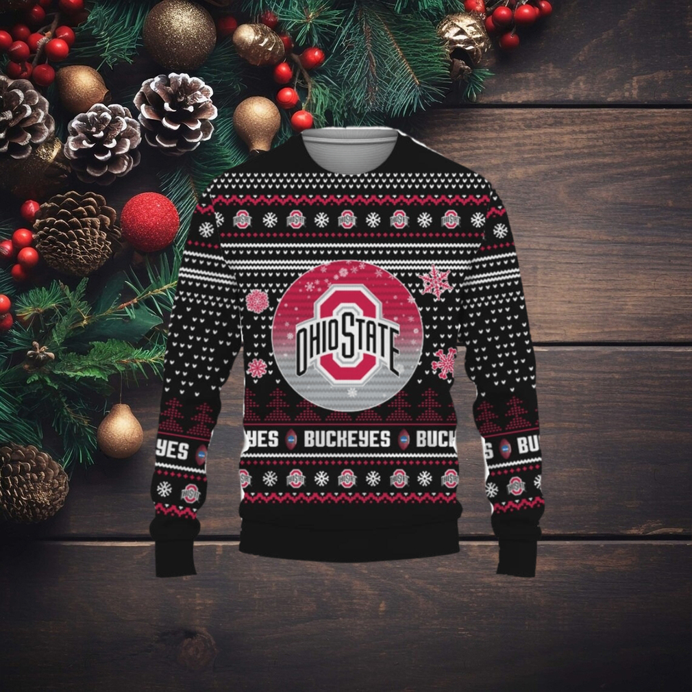 Christmas Gift Ohio State Buckeyes Ugly Christmas Sweater