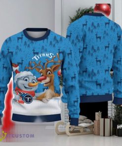 Christmas Gift Tennessee Titans Christmas Snowman Reindeer Cute Ugly Christmas Sweater