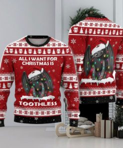 Christmas Gift Toothless Ugly Christmas Sweater Xmas Christmas Gift