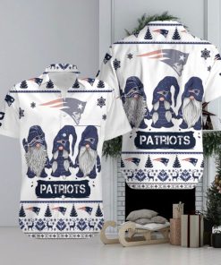 Christmas Gnomes New England Patriots Hawaiian Shirt