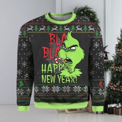 Christmas Grinch Face Womens Ugly Sweater