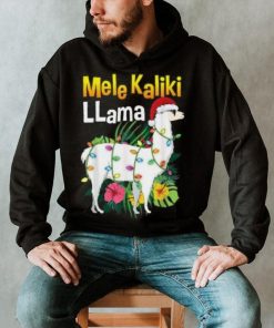 Christmas Hawaiian Quotes Llama X Mas Lights Mele T Shirt