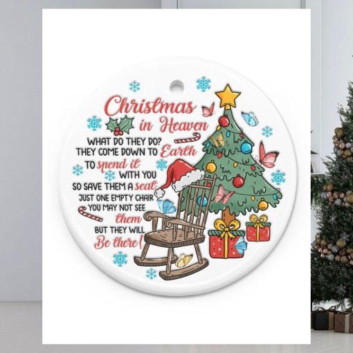 Christmas In Heaven Ornament Circle Ornament