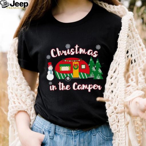 Christmas In The Camper Christmas Camping t shirt