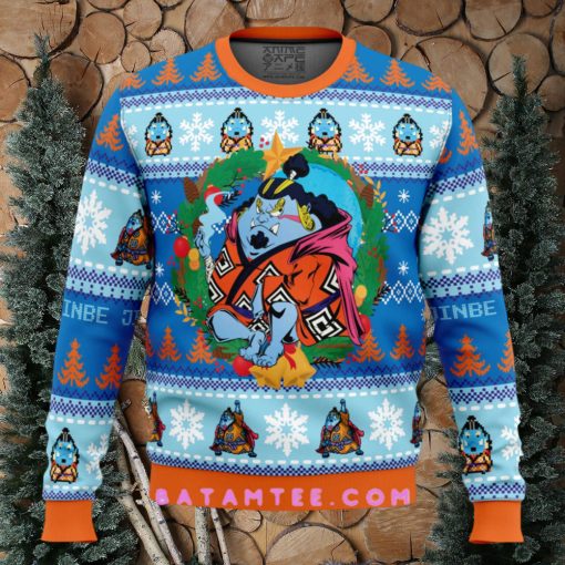 Christmas Jinbe One Piece Snowflake Ugly Christmas Sweater