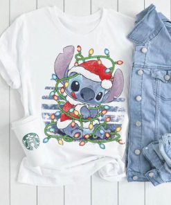 Christmas Lilo And Christmas Lights Stitch T Shirt