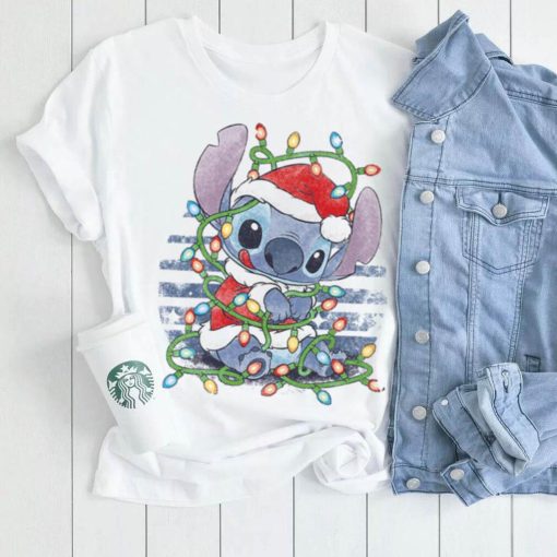 Christmas Lilo And Christmas Lights Stitch T Shirt