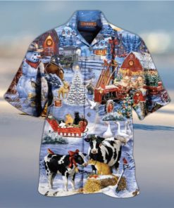 Christmas Love Farm Hawaiian Shirt