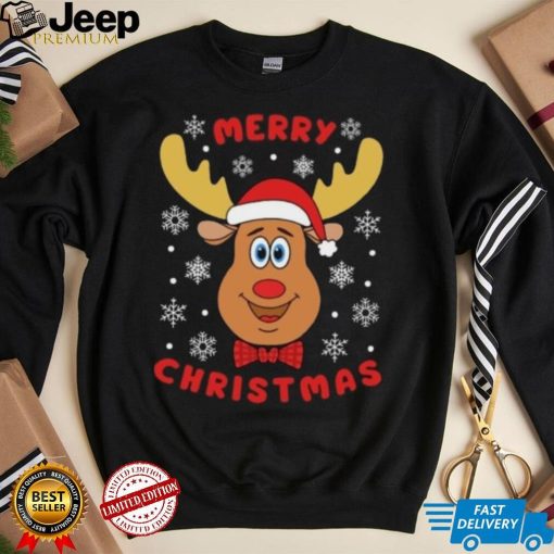 Christmas Moose Merry Christmas Shirt