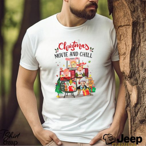 Christmas Movie and Chill Characters shirt