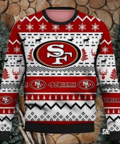 Christmas Parttern San Francisco 49Ers Ugly Christmas Sweaters