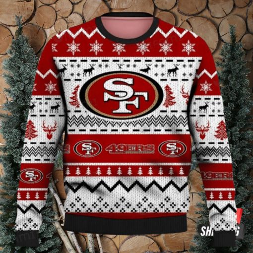 Christmas Parttern San Francisco 49Ers Ugly Christmas Sweaters