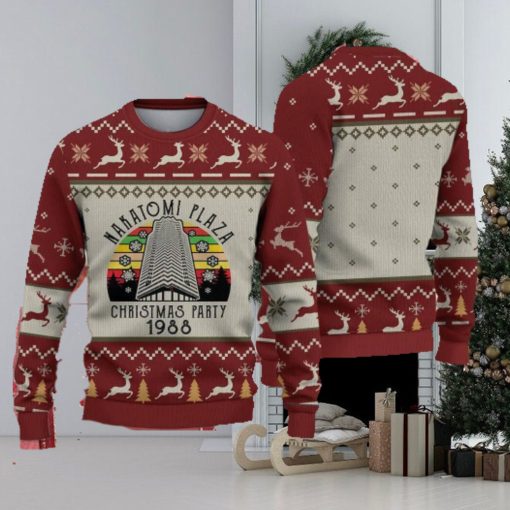 Christmas Party 1988 Ugly Sweater, Nakatomi Plaza Woolen Sweater Gift For Holiday