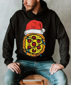 Christmas Pizza Santa Funny Xmas Food Lover Men Women Kids Unisex Shirt