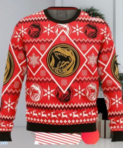 Christmas Red Ranger Power Rangers Ugly Christmas Sweater