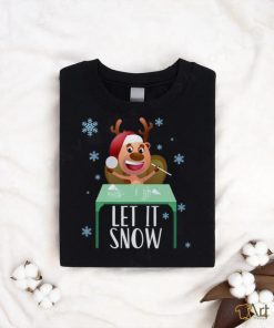 Christmas Reindeer Cocaine Santa Sweater Let It Snow Gift T Shirt