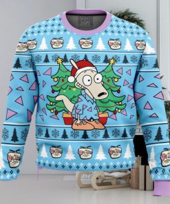 Christmas Rocko Rocko’s Modern Life Ugly Christmas Sweater Holiday Gift Christmas Sweater