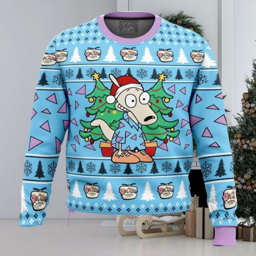 Christmas Rocko Rocko’s Modern Life Ugly Christmas Sweater Holiday Gift Christmas Sweater