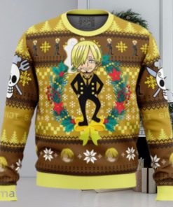 Christmas Sanji One Piece Ugly Christmas Sweater 3D Gift Christmas Funny