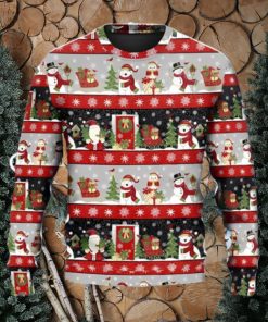 Christmas Santa Claus And Snowman Happy Xmas Ugly Christmas Sweaters Special Gift For Loved Ones