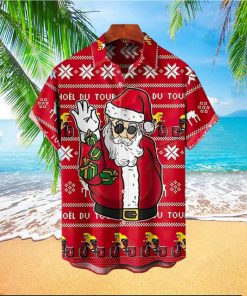 Christmas Santa Claus Elk Hawaiian Shirt