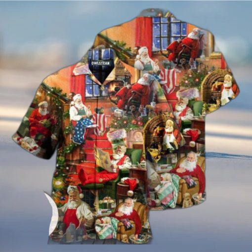 Christmas Santa Claus In Daily Life Edition Hawaiian Shirt