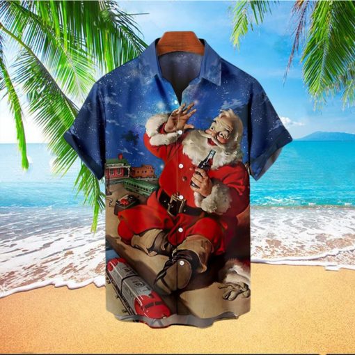 Christmas Santa Claus Night Hawaiian Shirt